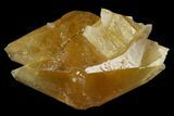 Lustrous, Golden Calcite Crystals - Morocco #115189-1